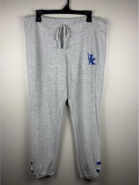 University Of Kentucky UK Wildcats Women’s Sweatpants Gray Joggers Large NCAA